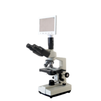 Two-Person Multi-Viewing LED Biological Microscope Two Heads 1080p Camera Auto Focus IP53 Rated for Educational Laboratory Use