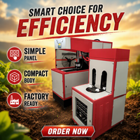 Machine de soufflage de bouteilles PET semi-automatique de 20 L (5 gallons), diamètre max. 200 mm, puissance 42 kW, PLC Mitsubishi, garantie 1 an, facile à utiliser