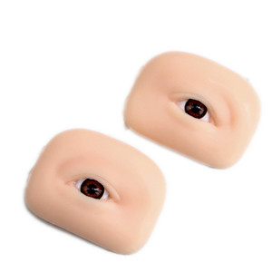Modelo de Práctica de Cejas y Ojos de Silicona Realista, Accesorio de Entrenamiento de Maquillaje Permanente para Artistas del Tatuaje - Product Image 2