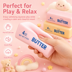 Juguete Sensorial Maslo para Adultos, Juguete Antiestrés de Mantequilla, Proveedor de Mantequilla, Squishies Promocionales, Nuevos Juguetes Squishy - Product Image 2