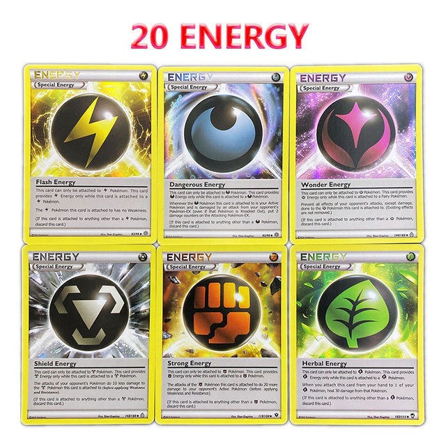20 tarjetas de energía doméstica - tarjeta en inglés
