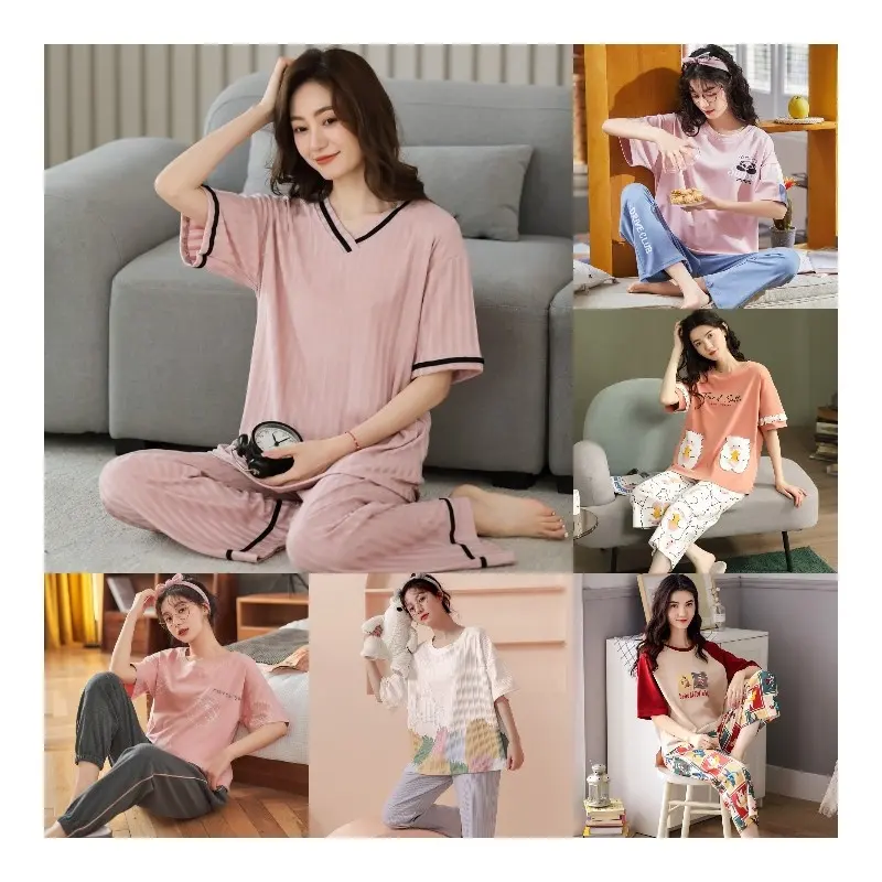 Women Pajamas Set Winter Pajamas For Women New Sleepwear Cartoon Pijamas Printed Pyjamas Women Long Sleeve Cute Pijama Mujer