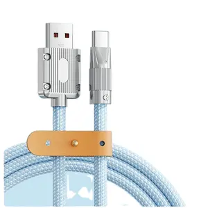 Kabel Data pengisian daya cepat, kabel Data pengisian daya cepat, kabel USB Tipe C UNTUK Iphone 15 Pro Max, kabel Data pengisi USB-C, kabel tenun untuk XIoami