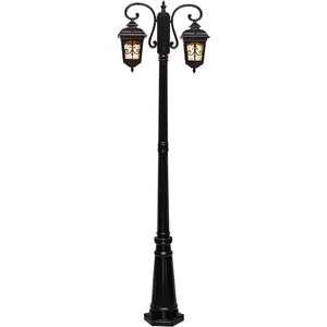 ไฟถนนโซลาร์เซลล์ LED กันน้ำ โครงอะลูมิเนียม สำหรับใช้ภายนอกบ้าน สวนหย่อม เสาสูง 3 เมตร ไฟตกแต่งสวนบ้าน รับประกัน 3 ปี - Product Image 5