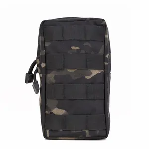 Riñonera táctica Molle para exteriores, bolsa médica impermeable de nailon para primeros auxilios