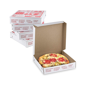 Pequeñas artesanías rectangulares Takeway 5/6/7/8 pulgadas Logo Pizza Cajas de prueba Cartón corrugado Imprimir China Delivery Plain 2 <span class=keywords><strong>Col</strong></span> - Product Image 6