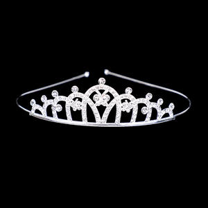 Groothandel Kristal Tiara Kroon Hoofdband Elegante Prinses Kroon Voor Meisjes Bruids Bruiloft Prom Optocht Verjaardagsfeest - Product Image 3