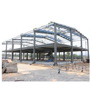 Structure métallique industrielle préfabriquée Entrepôt d'atelier à deux étages Plans <span class=keywords><strong>de</strong></span> construction avec résistance aux tremblements <span class=keywords><strong>de</strong></span> terre Durée <span class=keywords><strong>de</strong></span> <span class=keywords><strong>vie</strong></span> <span class=keywords><strong>de</strong></span> plus <span class=keywords><strong>de</strong></span> 50 ans - Product Image 3