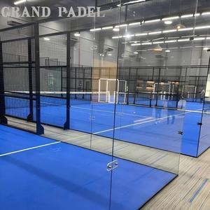Terrain de padel professionnel super panoramique de qualité supérieure, prix abordable, pour sports de plein air, dimensions 20*10m et 20*6m, assemblé en usine. - Product Image 4