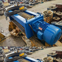 Palans électriques à câble CD1 MD1 10t 380V triphasés avec chariot motorisé pour pont roulant, levage à double vitesse, usage domestique, neuf