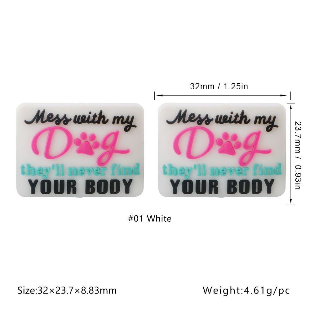 SA391ลูกปัดตัวอักษรโฟกัส