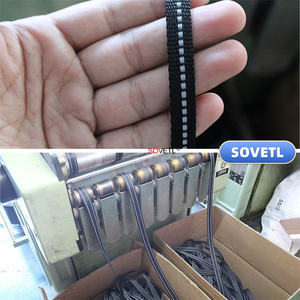 高強度UHMWPE反射ストラップ耐摩耗性アンチエイジングUHMWPEウェビング明るい色夜間警告反射ウェビング - Product Image 6