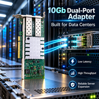 Untuk X520-DA2 Dual Port 10G Fiber NIC Dengan Adaptor Jaringan Ethernet PCIe Chip Intel 82599ES