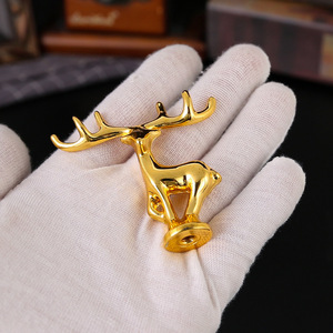 Couvercle universel en métal Maini, accessoire de capuchon supérieur, poignée haut de gamme, chapeau, verre Elk, ornement, artisanat - Product Image 4