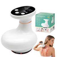 Appareil de massage électrique 4-en-1 portatif pour thérapie par ventouses et Gua Sha, anti-cellulite, avec fonction de chaleur