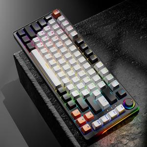 83 <b>Keys</b> Hot Swap Computer Keyboard 2.4G Wireless Mechanical Gaming With Silicon Pad Mechanical Keyboard Mechanical Keyboard - Product Image 6