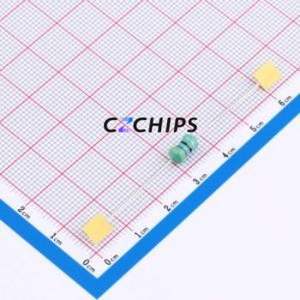 Inductor de Anillo de Color AL0510-470K / Componente de Orificio Pasante (THT), D5xL11mm 47uH 10% 600mA 800mOhm - Product Image 1