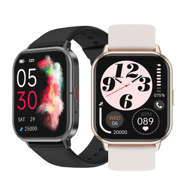 T19F Smart Watch 1.83inch Screen BT Call Heart Rate Voice Assistant IP68 Waterproof Fitness Tracker Women Fashion Smartwatch