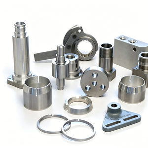 Usinage CNC sur mesure au Vietnam, fraisage de rainures, acier inoxydable 45 #   Douille filetée en acier nickelé pour l'assemblage de la vanne de pompe - Product Image 3
