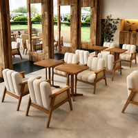 Bancs de restaurant de style européen, sièges vintage élégants pour restaurant, table et chaise de restaurant, mobilier de restaurant
