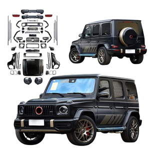 Kit Carrozzeria Allargata per Mercedes Benz Classe G W463, Aggiornamento a W464 W465 <span class=keywords><strong>AMG</strong></span> G63, Griglia Cofano Motore, <span class=keywords><strong>Paraurti</strong></span> Anteriori e Posteriori, Paraspruzzi - Product Image 1