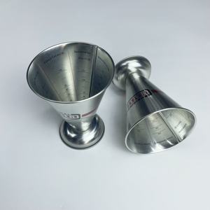 Tasse <span class=keywords><strong>en</strong></span> métal personnalisée d'extraction de café <span class=keywords><strong>en</strong></span> <span class=keywords><strong>étain</strong></span> recyclable PVC Espresso Shot tasse de dosage de grains de qualité alimentaire - Product Image 1