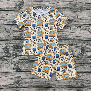 Ensemble de 2 pièces <span class=keywords><strong>pour</strong></span> garçons, short d'été <span class=keywords><strong>pour</strong></span> la rentrée scolaire - Product Image 2