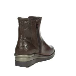 Botines de cuña suaves para mujer Cinzia Marrón IV8822569 - Product Image 2