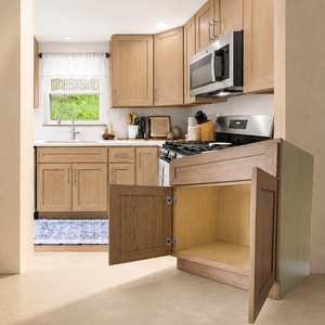 Gabinetes Shaker de Roble Blanco RTA SB30-SB36 |   Gabinetes de Cocina Económicos para Proyectos de Construcción de Viviendas |   Mueble base para fregadero de cocina - Product Image 1