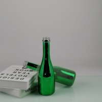 2024 Bouteille en verre de champagne de vente chaude 750ml 700ml 500ml Bouteille électroplaquée