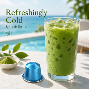 Cápsulas de Matcha de Aluminio Compatibles con Nespresso Original Line, Estilo Japonés, Reciclables, Té Verde Puro, L-Teanina - Product Image 5