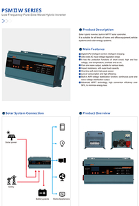 Convertisseur de fréquence hybride solaire 18000W 48V vers 110V/120V/220V pour maison/bureau/caravane/yacht - Product Image 3