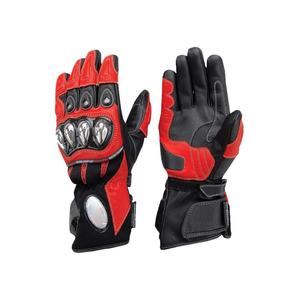 Guantes de cuero para motociclismo para hombre, guantes de cuero hechos a medida para carreras - Product Image 1