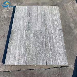 Baldosas de Granito Gris Nero <span class=keywords><strong>Santiago</strong></span> Flameado Antideslizantes Modernas Comerciales para Jardín, Acera, Pavimento Exterior y Revestimiento - Product Image 2