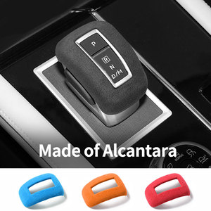 Para <span class=keywords><strong>Mitsubishi</strong></span> <span class=keywords><strong>Outlander</strong></span> 2023, Funda de Palanca de Cambios de Alcantara, Adhesivo Decorativo, Antiarañazos, Accesorios de Tuning Interior - Product Image 4