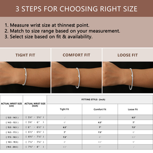 <span class=keywords><strong>Bracciale</strong></span> Tennis Classico <span class=keywords><strong>da</strong></span> 3mm 4mm Placcato Oro 14K, Elegante Idea Regalo con Zirconi AAAAA Taglio Rotondo, Stile Iced Out per Uomo e <span class=keywords><strong>Donna</strong></span> - Product Image 6