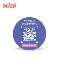 Autocollant personnalisé avec logo imprimé, code QR, puce NFC intégrée, grande étiquette NFC en époxy NTAG 213, autocollant NFC pour avis Google
