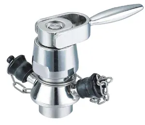 Hygienic sample valve stainless steel welded sampling valve for beer dairy pharmaceutical industry