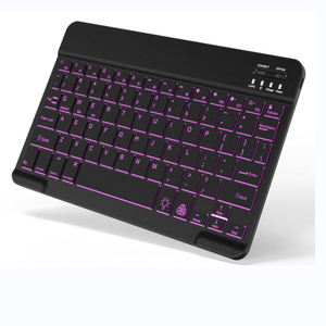 Custom bluetooth Keyboard Teclado Inalambrico Slim Bt Rgb Keyboard logo Trading Keyboard for ipad A16 - Product Image 1