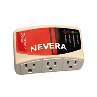 Protecteur de surtension 1875W 120V 15A pour téléviseur et réfrigérateur, prise anti-baisse de tension unipolaire en matériau PC, protection contre les surtensions pour réfrigérateur, type courant alternatif