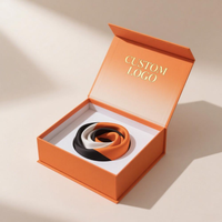 Nouvelle conception, boîte à bijoux rigide portable et étanche en carton, emballage cadeau personnalisé avec logo, fermeture magnétique pour foulards