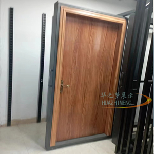 Huazhimeng stabilimento Showroom in metallo moderno portiera in legno portiera Pull-Push porta scorrevole campione telaio porta porta in legno espositore Rack - Product Image 4