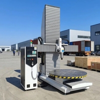 Routeur CNC vertical 5 axes avec fonction RTCP, table rotative, machine de gravure CNC verticale 5 axes, routeur CNC vertical 5 axes ATC