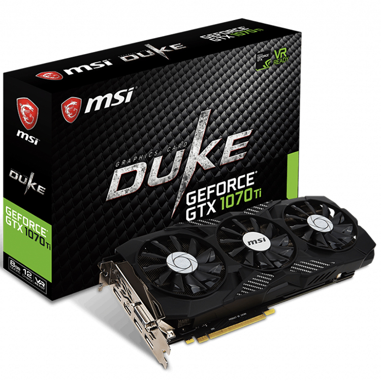 MSI NVIDIA Geforce GTX 1070 Ti - High Performance Gaming