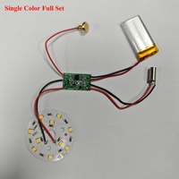 Vente en gros de cartes de circuits imprimés rechargeables USB 5V sans soudure carte de contrôle PCB CCT couleur unique pour lampes de nuit en bois à capteur tactile bricolage