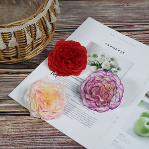 <b>Artificial</b> <b>Flower</b> Carnation <b>Flower</b> <b>Head</b> Gift Box Filling Decoration Styling Home Decoration Mother's Day Gift Silk <b>Flower</b> - Product Image 1