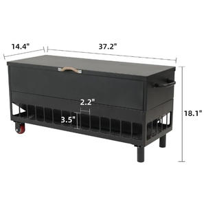 JH-Mech Mangeoire automatique à grande capacité de 120 lb pour poulets, canards et oies - Product Image 2