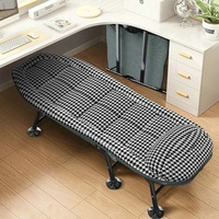 Oreiller doux Portable réglable et lit deux en un, bureau inclinable, cadre métallique, lit pliant pour adultes