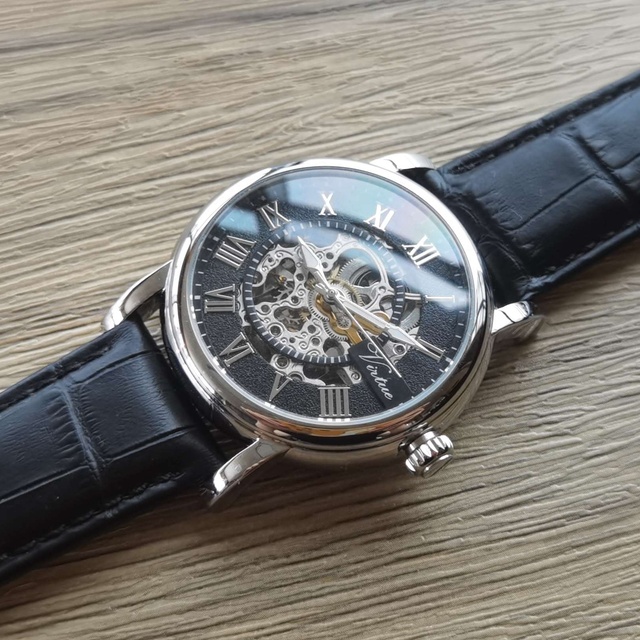 2021 Best Selling Automatic Watch Luxury OEM Stainless Steel Genuine Leather Skeleton Custom LOGO Mens Mechanical Watches