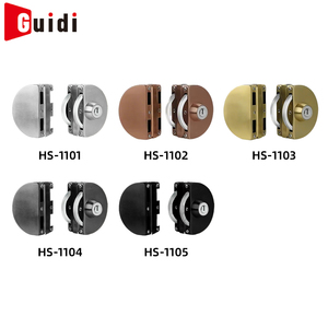 Serratura per Porte Scorrevoli in Vetro, Senza Foratura, <span class=keywords><strong>Design</strong></span> Senza Telaio, Installazione a Vite - Product Image 6